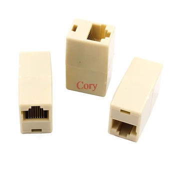 

10 Pcs RJ45 for CAT 5 5E Ethernet Lan Cable Joiner Coupler Connector RJ45 modular female/female couplers CZYC
