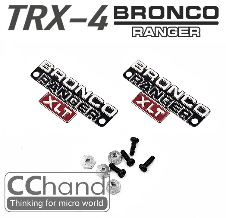 

CChand metal side logo for Traxxas TRX-4 TRX4 Ford Bronco