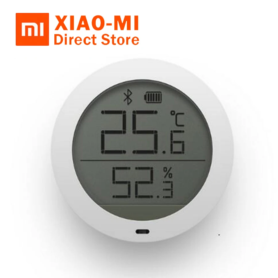 В наличии Xiaomi Mijia Bluetooth гигротермограф Высокочувствительный ЖК-экран гигрометр