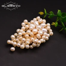 XlentAg натуральный жемчуг пресной воды брошь для женщин вечерние свадебные подарочные броши булавка ювелирные изделия Alfileres Boda Invitados GO0342