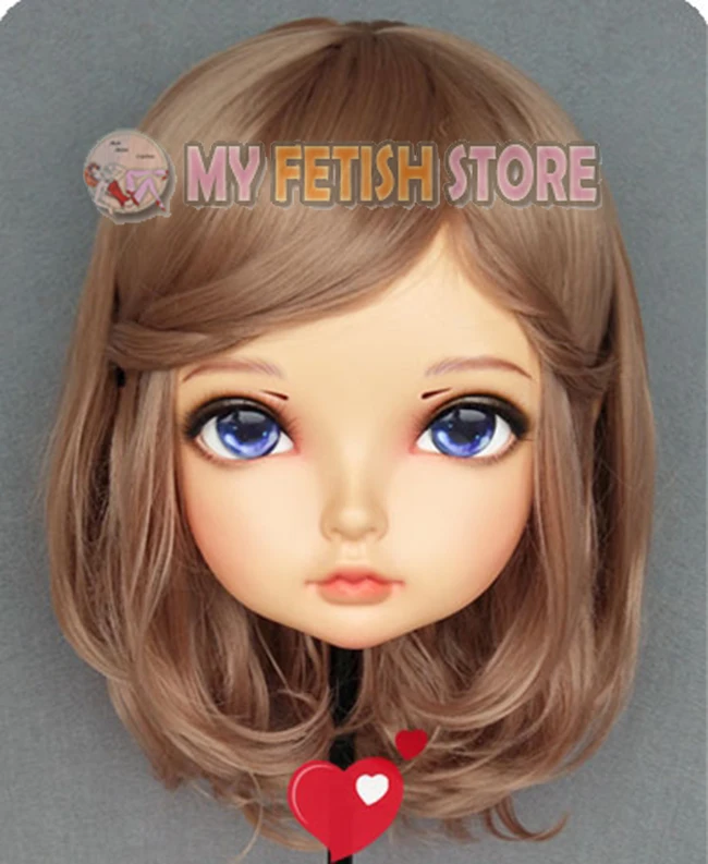 (Tao 01) Женская милая полимерная маска Kigurumi BJD для косплея японского аниме