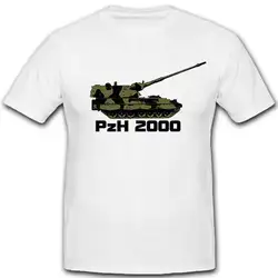 PzArt Btl Kp PzH 2000 Bundeswehr Panzerhaubize Panzer Artillerie-футболка с короткими рукавами # 8088хип-хоп