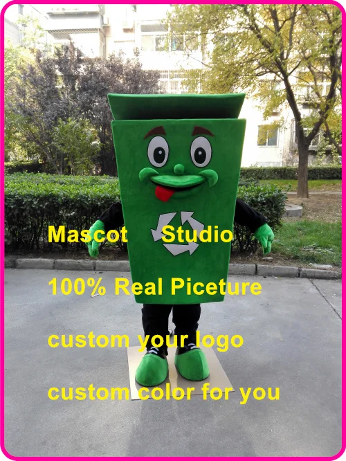 dustbin mascot costume trash bin rubbish bin custom fancy costume anime