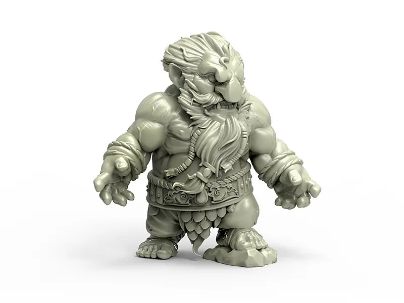 

[Loong Way Miniatures] Durgin Paint Forge Disciple of Vidarr 32mm Resin Miniature