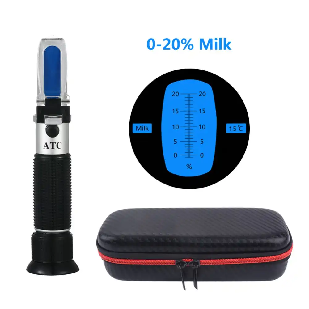 Milk Concentration Meter Handheld Refractometer Milk Concentration Meter 0 W8P6