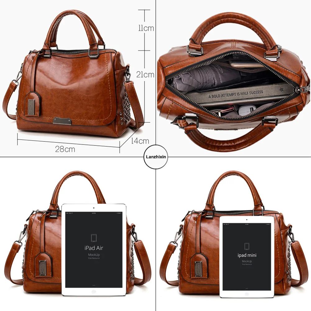 حقيبة يد فاخرة حقائب النساء مصمم بو الجلود حقيبة يد حقائب كتف للنساء كبيرة السيدات بولسا الأنثوية الأعلى مقبض حقيبة SD-848