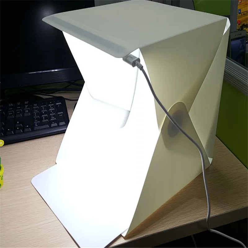 

1*Portable Folding Lightbox Photo Studio Photography Tent Kit Mini Box for Mobile Phone Camera Photo Background Accessories