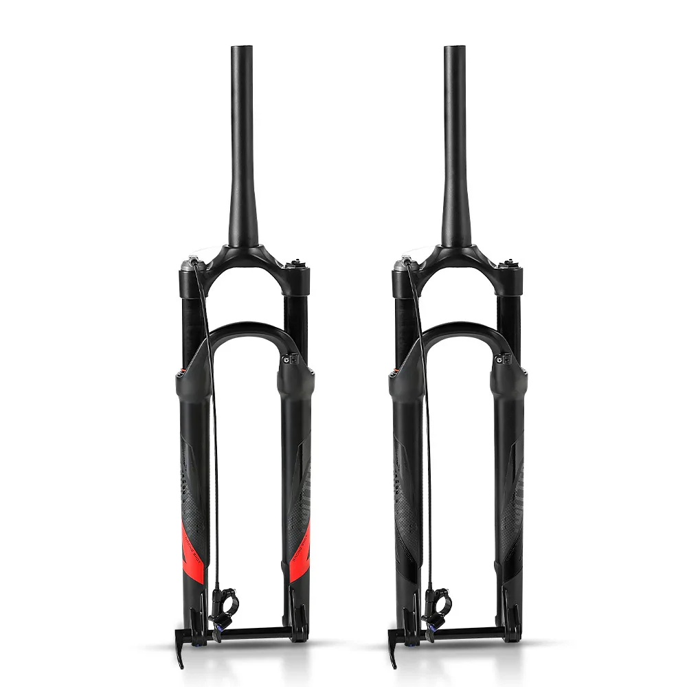 

Aluminum-magnesium alloy front bridge tapper tube Boost110 thru axis line control gas fork suspension fork 27.5 inch 29 inch