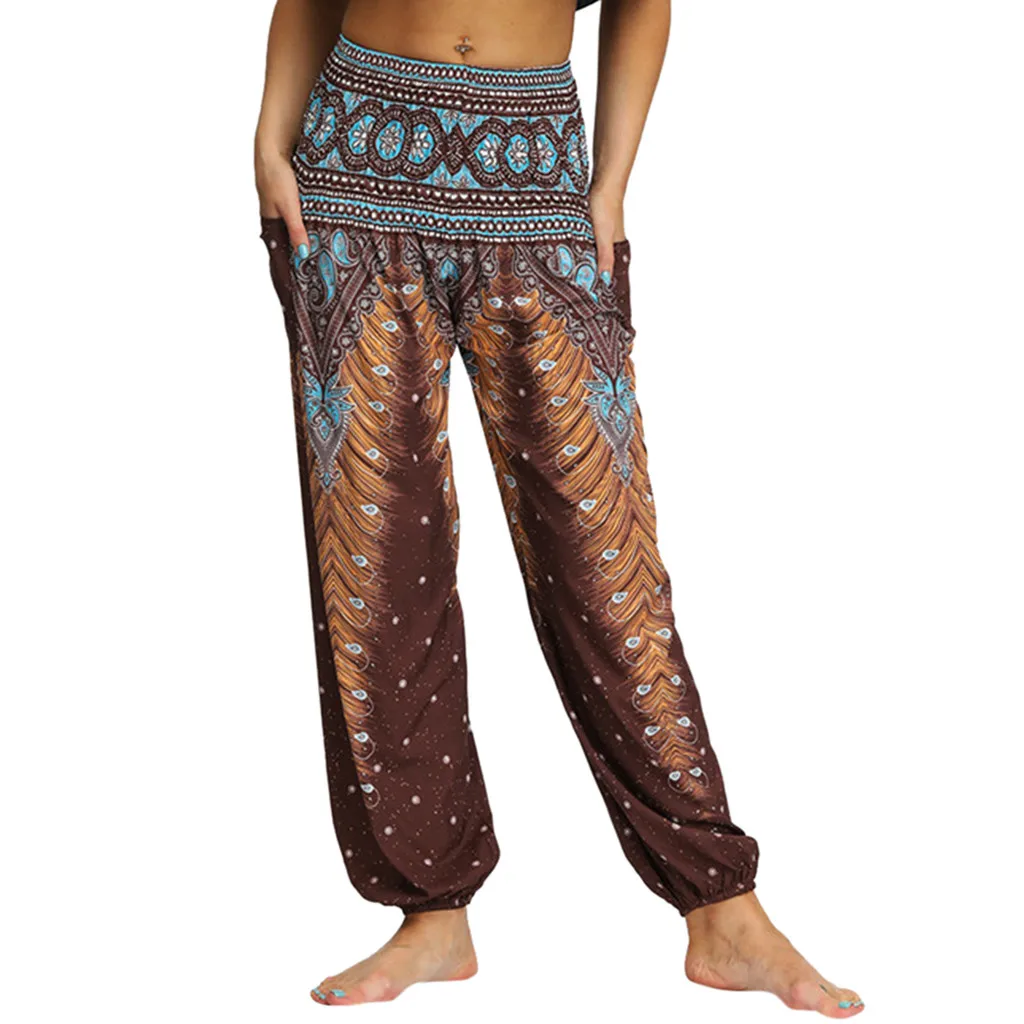 

Casual Loose pantalon femme harem pants pantalones mujer pantalones de mujer streetwear 2019 Hippy Baggy Boho Aladdin Pants Z4