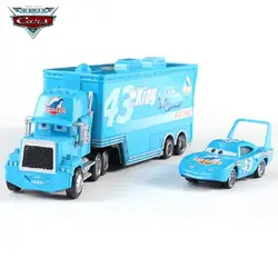 Автомобили disney Pixar Cars 2 автомобили 3 Молния Маккуин mack truck король 1:55 Diecast металлического сплава Modle Фигурки игрушки подарки для детей