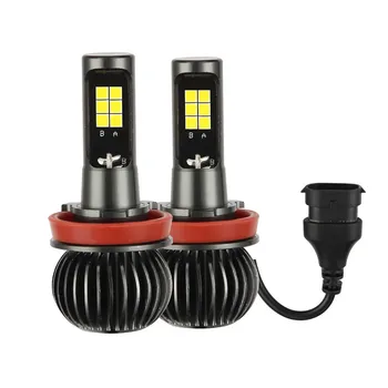 

40W / Set White /Amber Light LED Light H8/H11 CSP Bulb Dual Color Kit For Fog Light Car 1 Pair Energy Saving #T2
