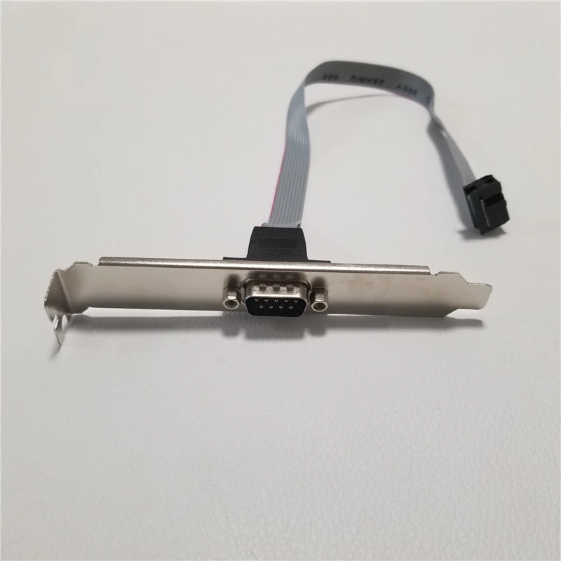 Кабель с низкопрофильным и нормальным кронштейном серия DB9 RS232 9pin 9p com порт чехол