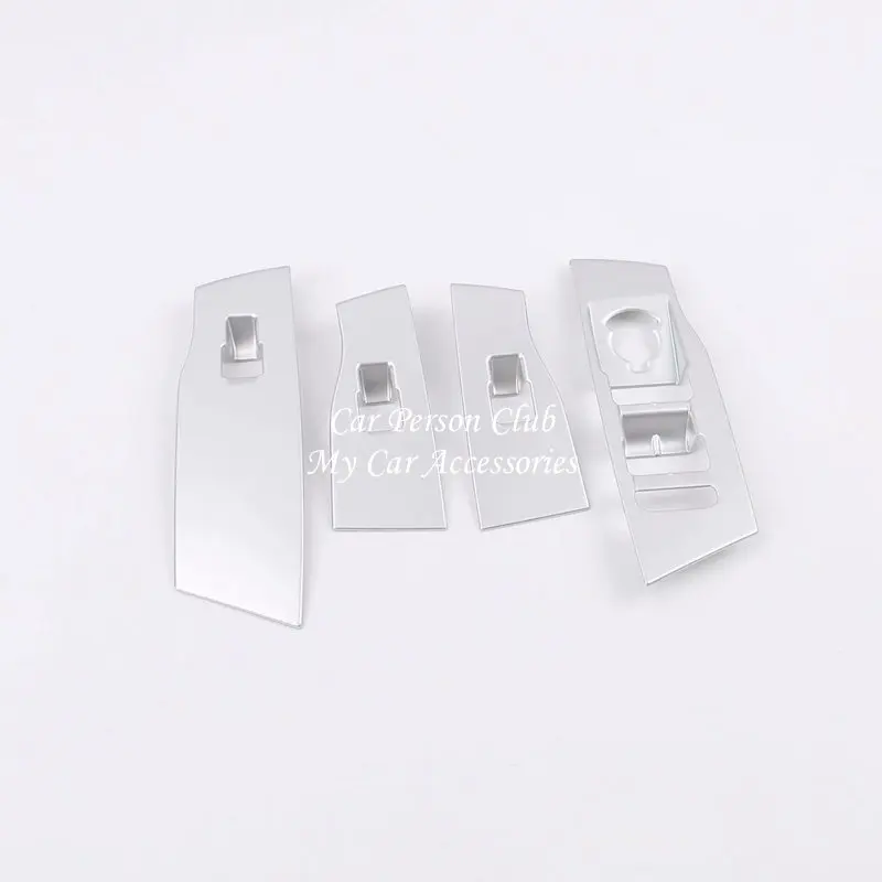 

Door Window Glass Switch Cover Interior Armrest Lift Frame Panel Trims For VW T-CROSS 2019 Car Molding Decoration Accessories