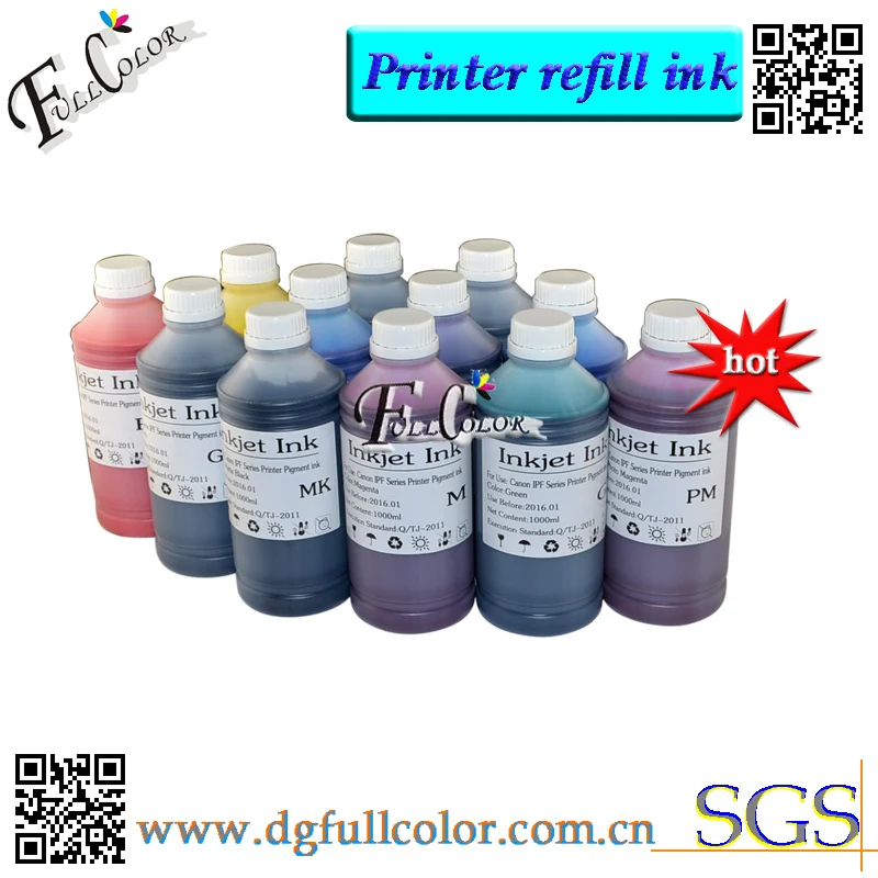 

Pigment Ink For CA IPF 8300 / 8400 / 6400 / 6450 Wide Format Printers