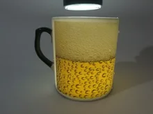 Tazas de cerveza vino whisky whisky hombre adulto papá regalos del día de padre amigos cambio de color taza de café calor calor revelan magia Tazas de té