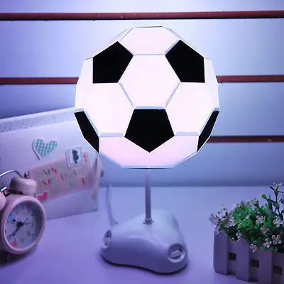DIY USB Multi color Football Lamp Handmade Night Light Desk Lamp Colorful Bedside Lamp