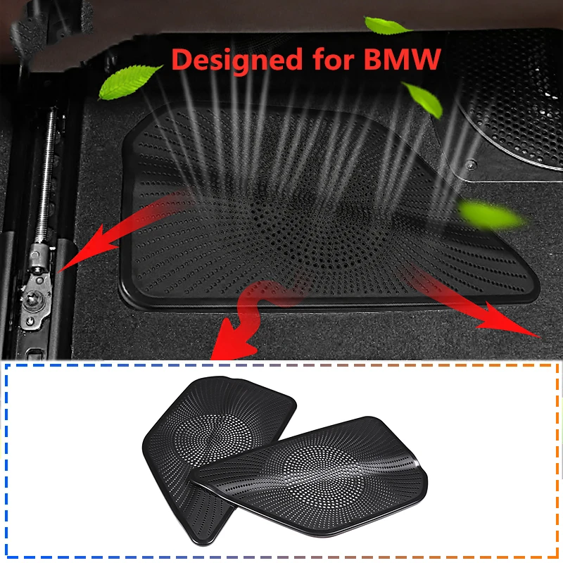 

3 styles AC Heater air outlet cover For F10 G30 G11 Under Seat Floor Conditioner Duct Vent inlet Grille Trim For BMW 5 7 Series