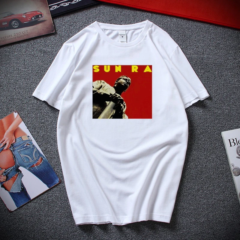 

2019 new SUN RA printing T-shirt men and women summer cotton Harajuku hip hop clothing T-shirt European size