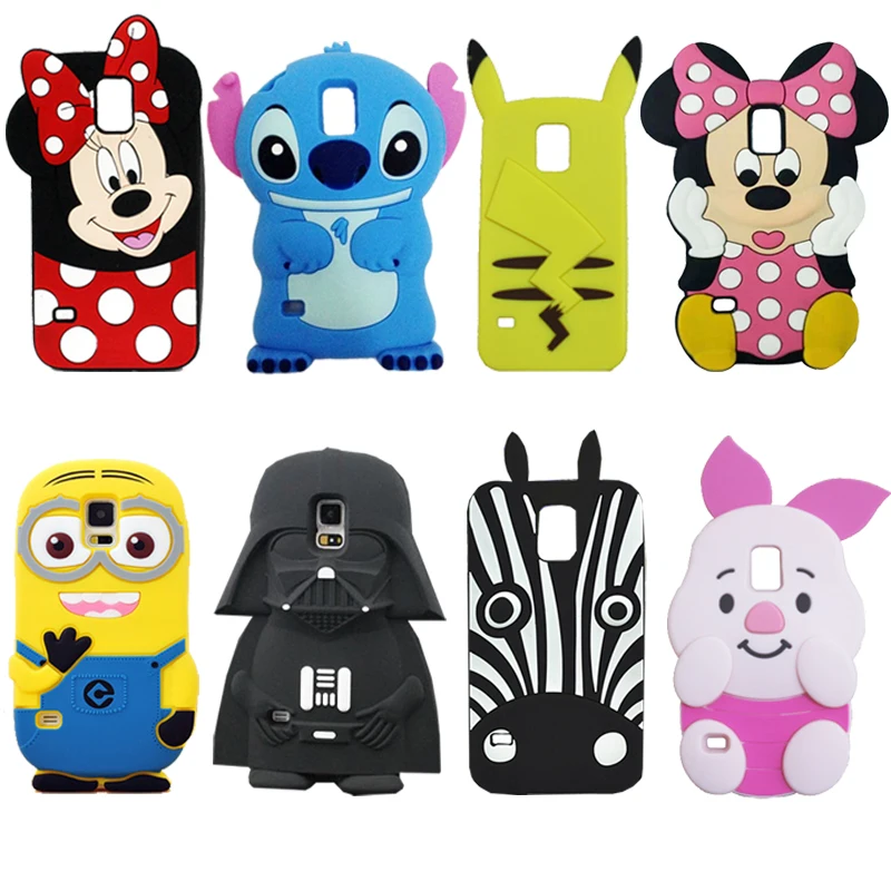 Phone Cases For Samsung Galaxy S5 i9600 3D Cartoon Cat Cute multicolor unicorn Soft Silicone Case Cover For Samsung S5 Case (3)