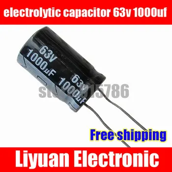 

Free shipping high-quality electrolytic capacitor 63v 1000uf / Aluminum Capacitor 1000UF 63V / Volume 16 * 25MM