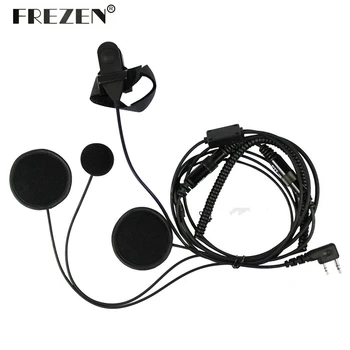 

Motorcycle Full Face Helmet Headset PTT Mic for Kenwood BAOFENG CB Radio UV-5R UV-5RE Plus BF-F8+ GT-3 Walkie Talkie New