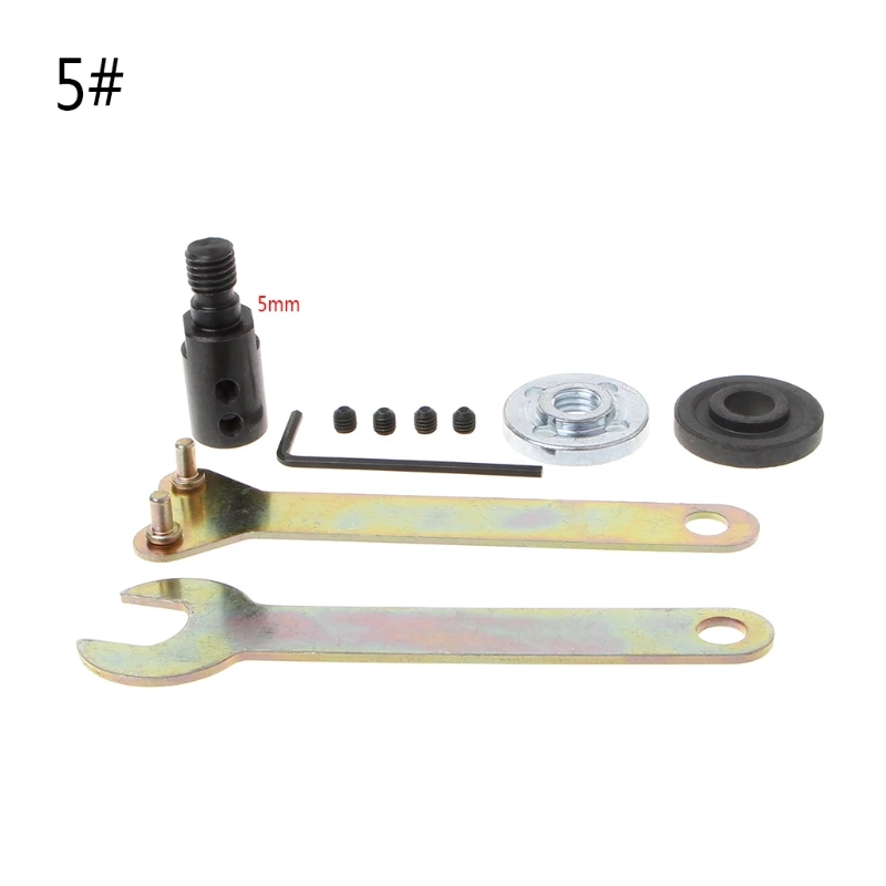 

5/8/10/12mm Electric Drill Converter Spindle Adapter M10 Angle Grinder Polish