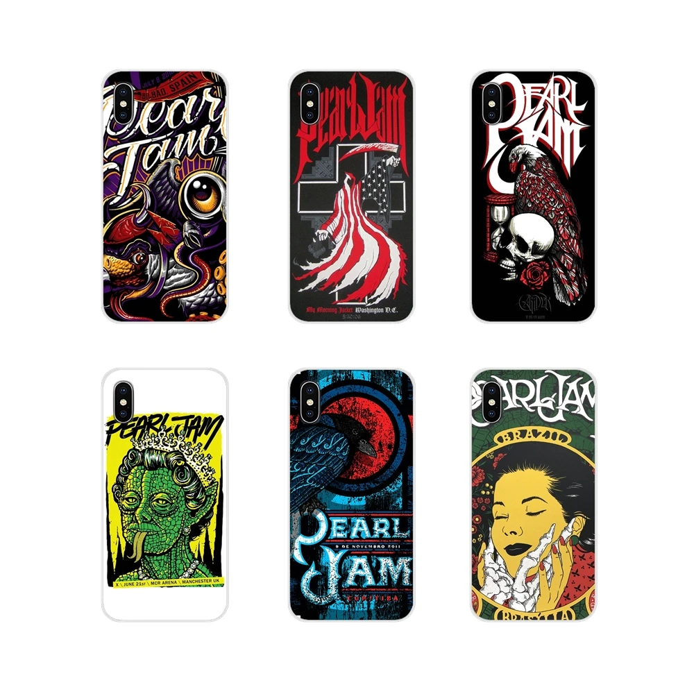 Pearl Jam PJ milwaukee Logo For Xiaomi Mi6 A1 5X 6X Redmi Note 5 5A 4X 4A 4 3 Plus Pro pocophone F1 Transparent Soft Shell Cover | Мобильные