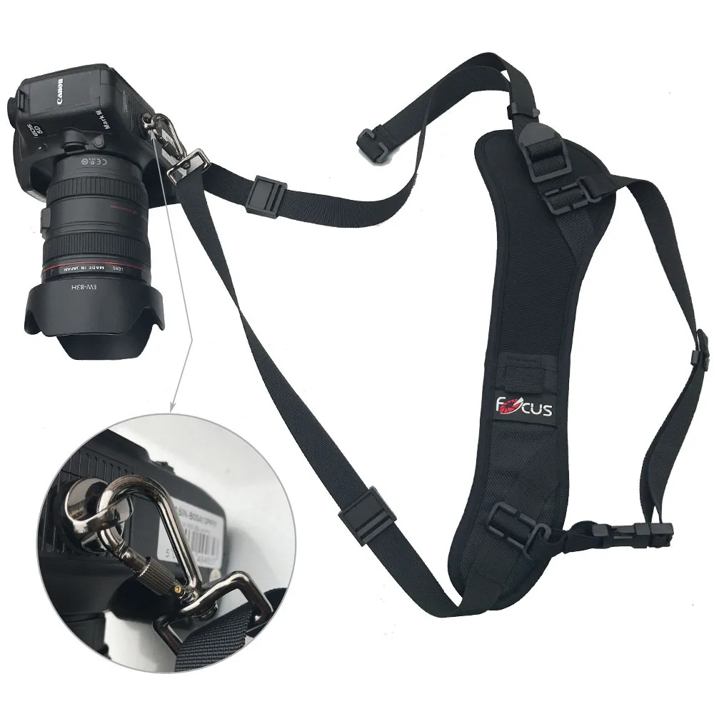 Goede Focus F 1 Camera Strap Quick Release Rapid Schouder Sling Neck Strap Belt voor Canon Nikon Sony Pentax Olympus Foto Accessoires