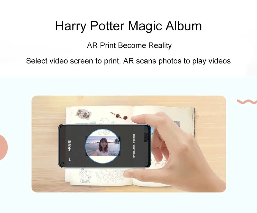 Huawei AR Original Portable Photo Mini Pocket Printer- White