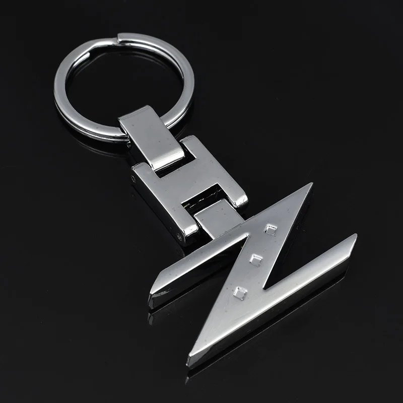Für Nissan 280ZX 300ZX 350Z 370Z Z Auto Schlüsselanhänger Ring Chrom Halter 
