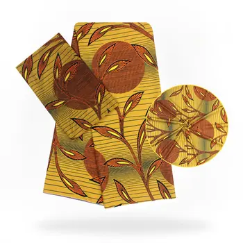 

2018 Digital printed silk african satin fabric real veritable wax satin silk fabrics nigerian style Sewing Clothes S180725