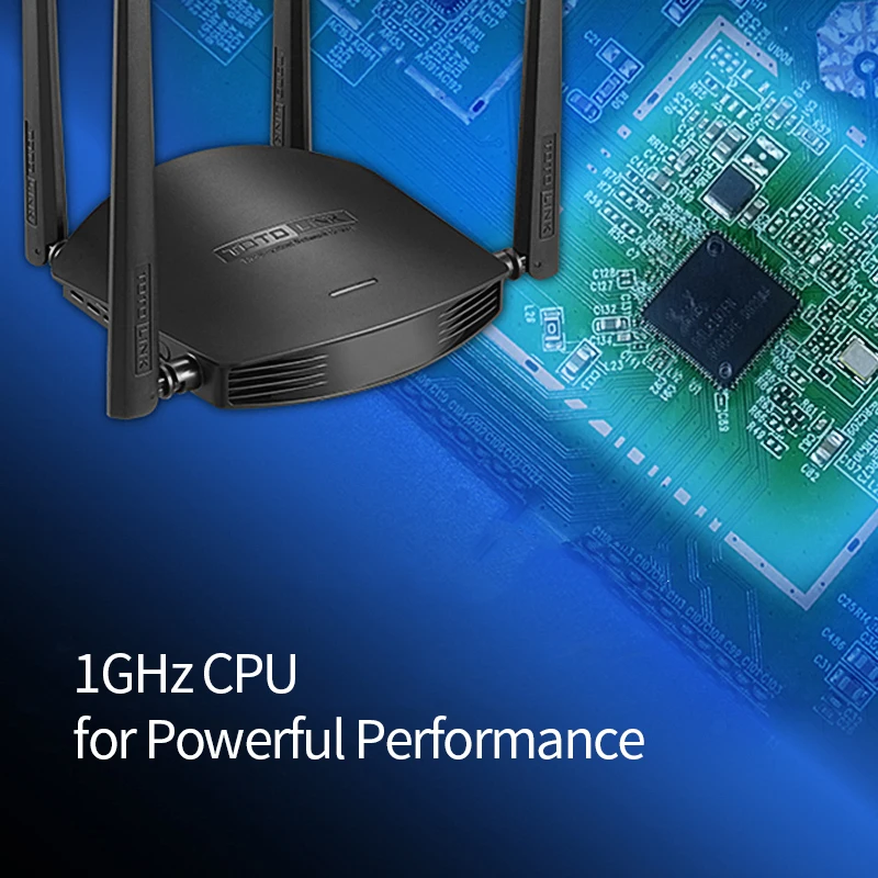 TOTOLINK A800R AC1200 2 4/5 0 ГГц Smart Беспроводной Wi Fi маршрутизатор с 1 мощный Процессор для