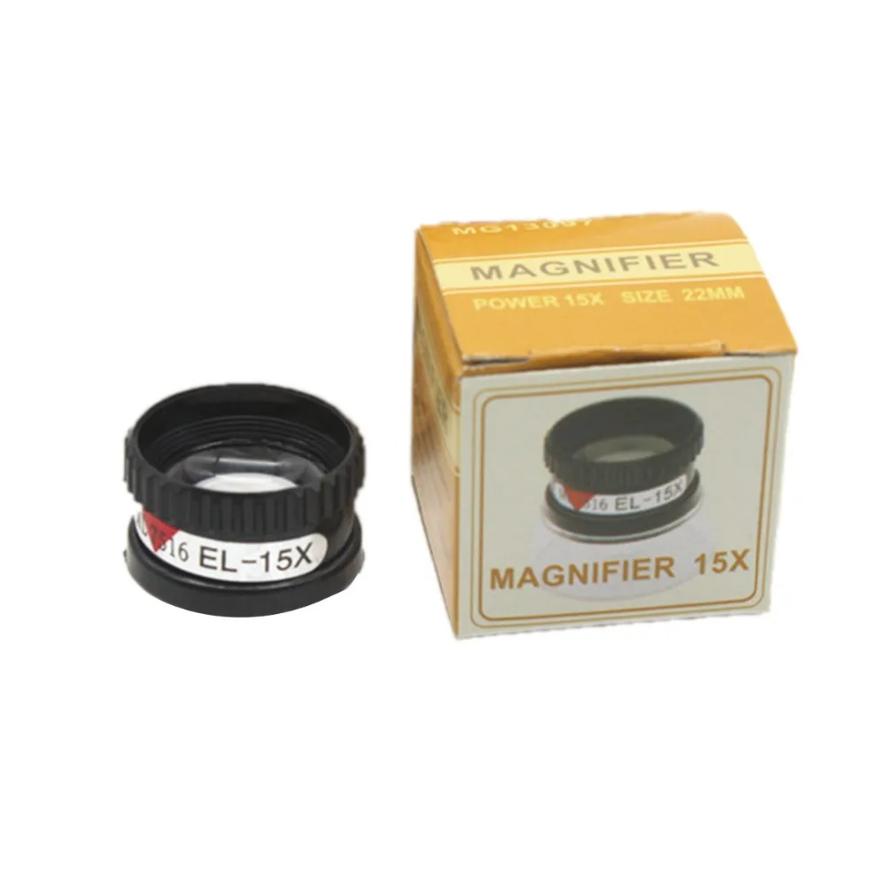 

Xinxiang Portable 15X Monocular Magnifying Glass Standing 15X Loupe Lens Jeweler Checking Tool Eye Magnifier Acrylic Lenses
