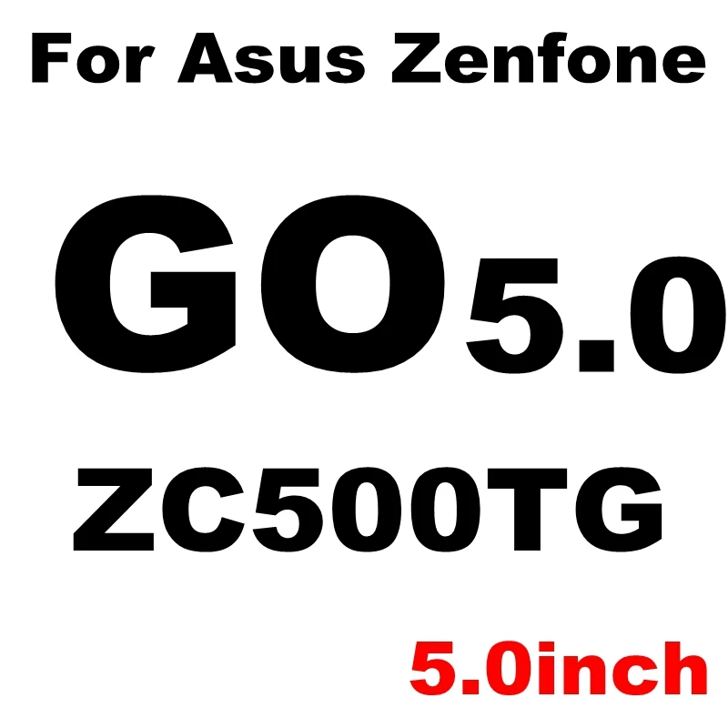 9H чехол из закаленного стекла для Asus Zenfone 3 Laser 4 Max Pro Go Selfie ZC520KL ZC520TL ZC554KL ZB500KG ZE554KL защитная пленка - Цвет: ZC500TG