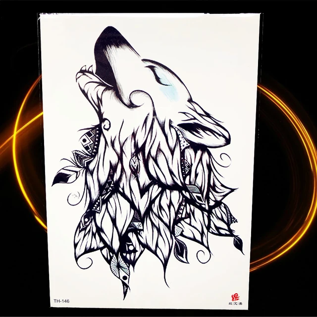 078 23 De Réduction3d Conte De Fées Inde Tribal Licorne Temporaire Tatouage Cheval Poney Hommes Coloré Plume Tatouage Autocollant Femmes Body Art