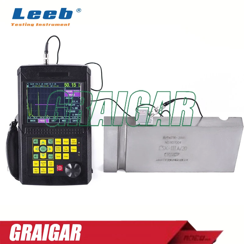 

Digital Ultrasonic Flaw Detector With Scanning Range 0-6000mm Leeb510