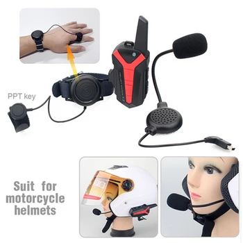 

wupp Arrival!1 pcs X3 Plus BT Interphone Motorcycle Bicycle Waterproof Bluetooth Helmet Headset Intercom 3KM Group walkie talkie