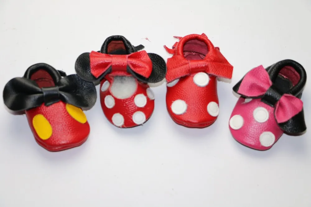 

New Genuine Leather Toddler baby moccasins tassel with bow baby shoes Hot sales First Walkers Infant party Shoes