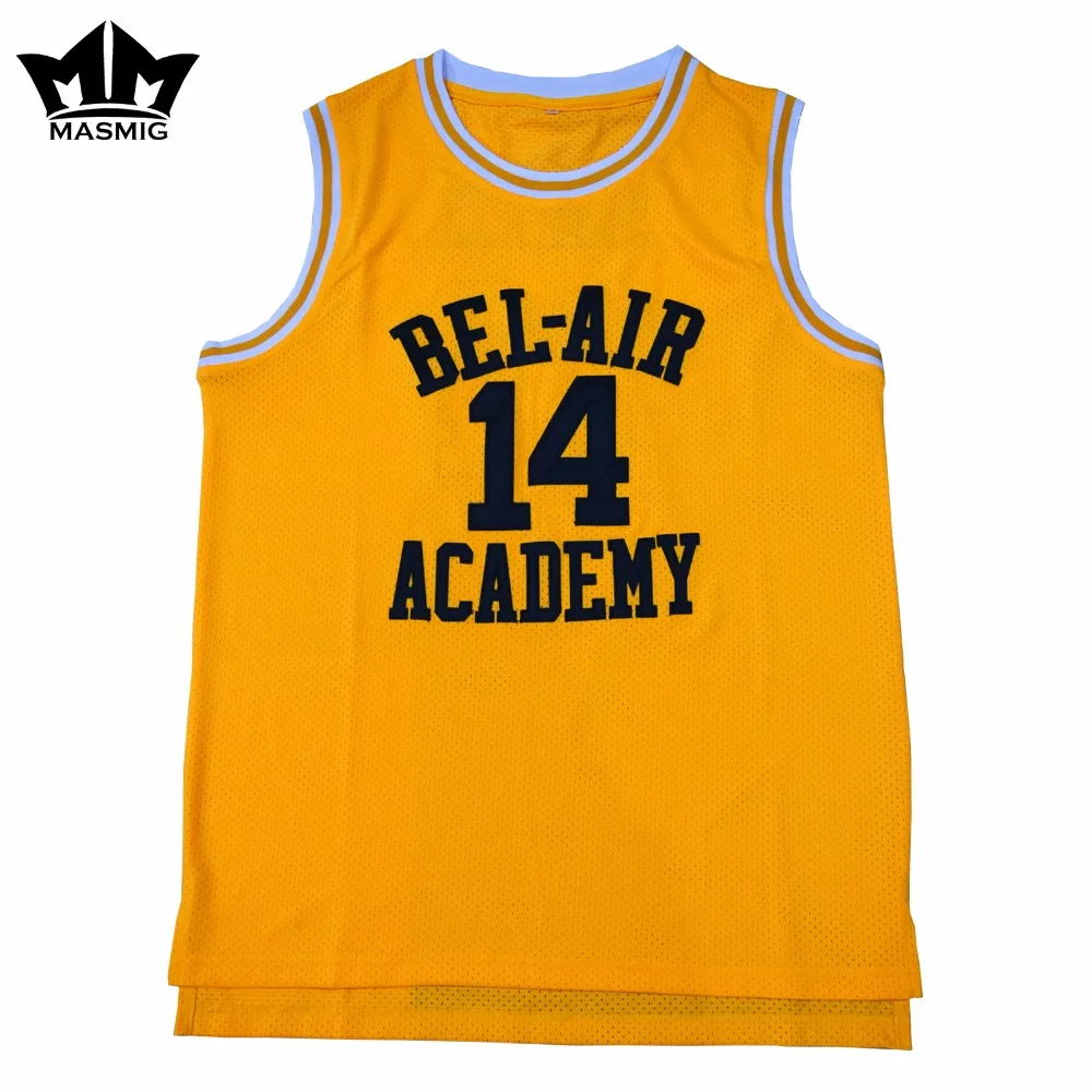 MM MASMIG Bel Air Academy Basketball Jersey The Fresh Prince of Bel Air