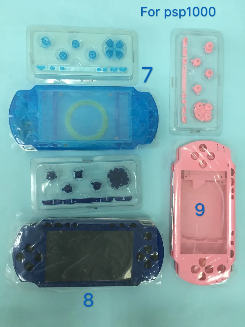 With LOGO Replacement Full Housing Cover Shell Case with Buttons Set