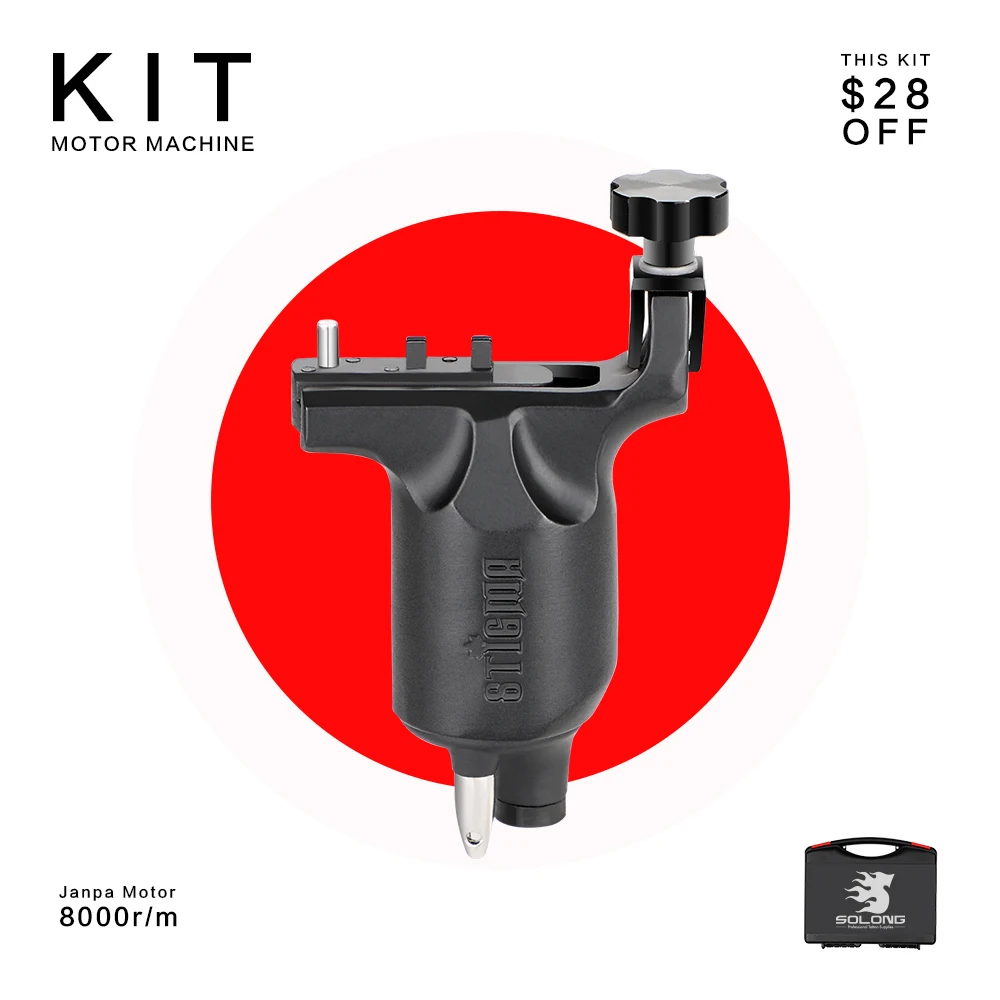 وصمة العار 2018 جديد كاملة المهنية ماكينة رسم الوشم التجميلي كيت مجموعات 1 الروتاري آلات للفن الجسم 5 اللون الأحبار MK648 امدادات الطاقة