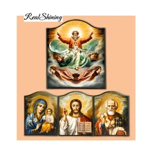 DIY 5D Diamant Malerei Kreuzstich platz Diamanten Stickerei Religiöse Diamant Mosaik Wohnkultur DP998