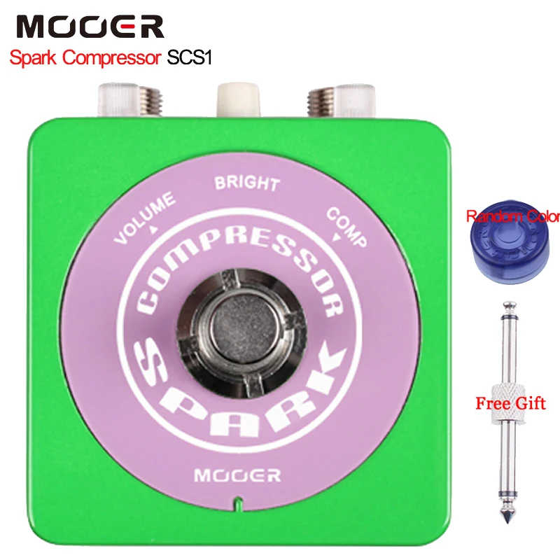 

Mooer Spark Compressor Modern Compressor with Low Noise Spark Series Pedal Light Pedal Metal Case