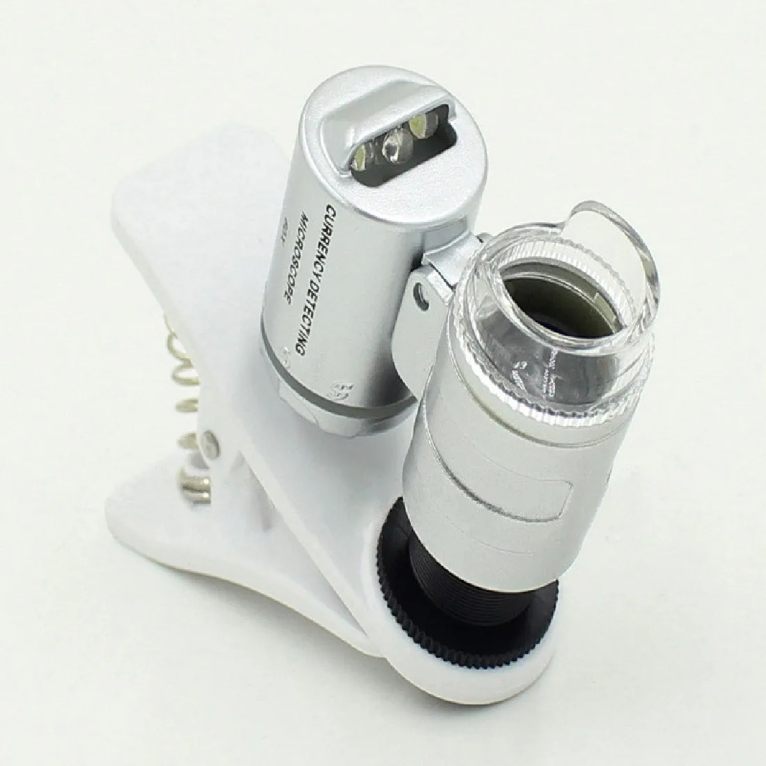 1Pcs Universal 3LEDs Clip Mobile Phone Microscope Magnifier Micro Lens 60X Optical Zoom Telescope Camera Lens 1Pcs Universal 3LEDs Clip Mobile Phone Microscope Magnifier Micro Lens 60X Optical Zoom Telescope Camera Lens