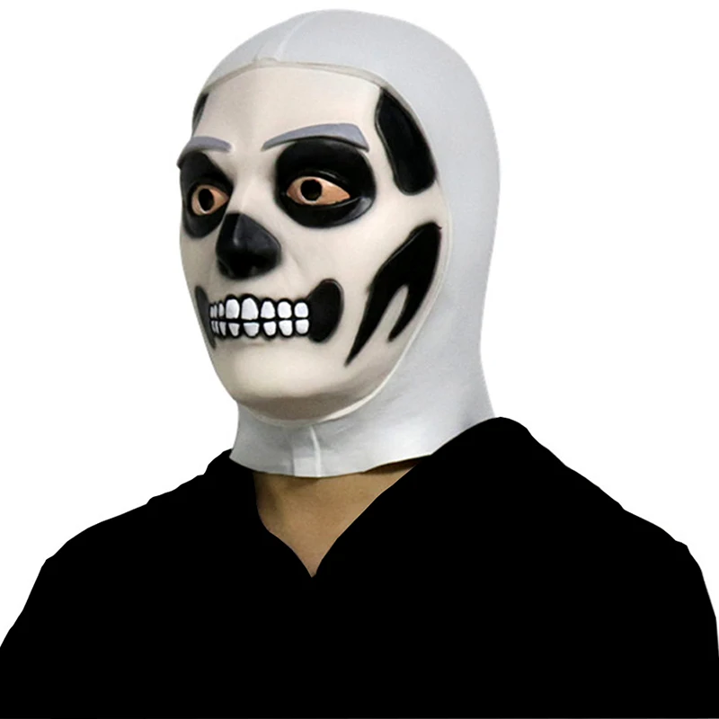 Battle Royale Skull Trooper Mask Cosplay Masks Latex Helmet Full Face Halloween Carnival Party Props Dropship (1)