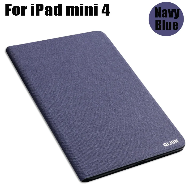 QIJUN Coque для Apple Ipad Mini 1 2 3 4 5() чехол бизнес чехол для планшета Fundas кожаный для Ipad Mini 1 2 3 4 5 Чехол - Цвет: IPad Mini 4