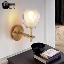 Настенная лампа прикроватная лампа для чтения в спальне скандинавский, простой, современный креативный с вилкой переключатель открытая линия настенная лампа