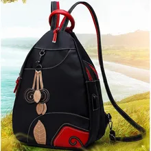 Рюкзак для женщин, нейлоновые школьные сумки для девочек-подростков, Usb зарядка, практичный функциональный женский рюкзак для путешествий, сумка на плечо