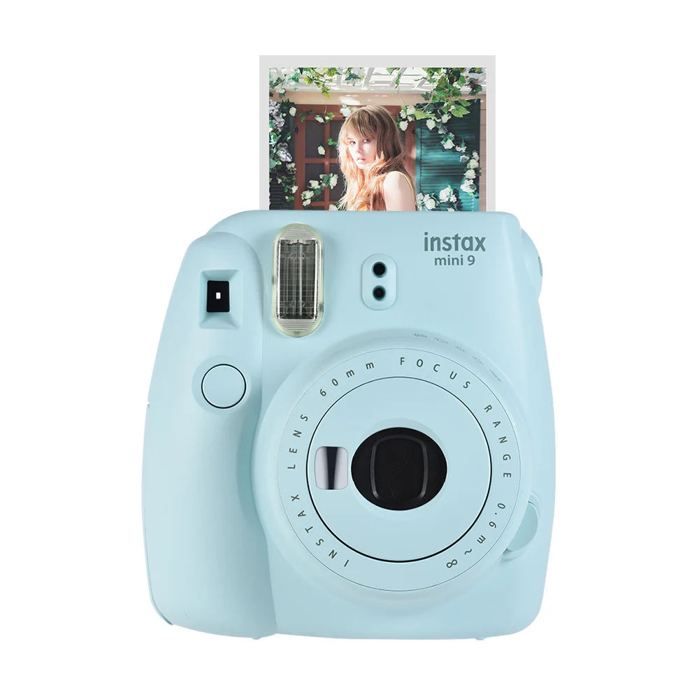 Fujifilm Instax Mini 9 цифровая камера моментальной печати с 40 листов двойной пакет Fuji фильм фотобумага для Mini 8 7s 25 50s 90