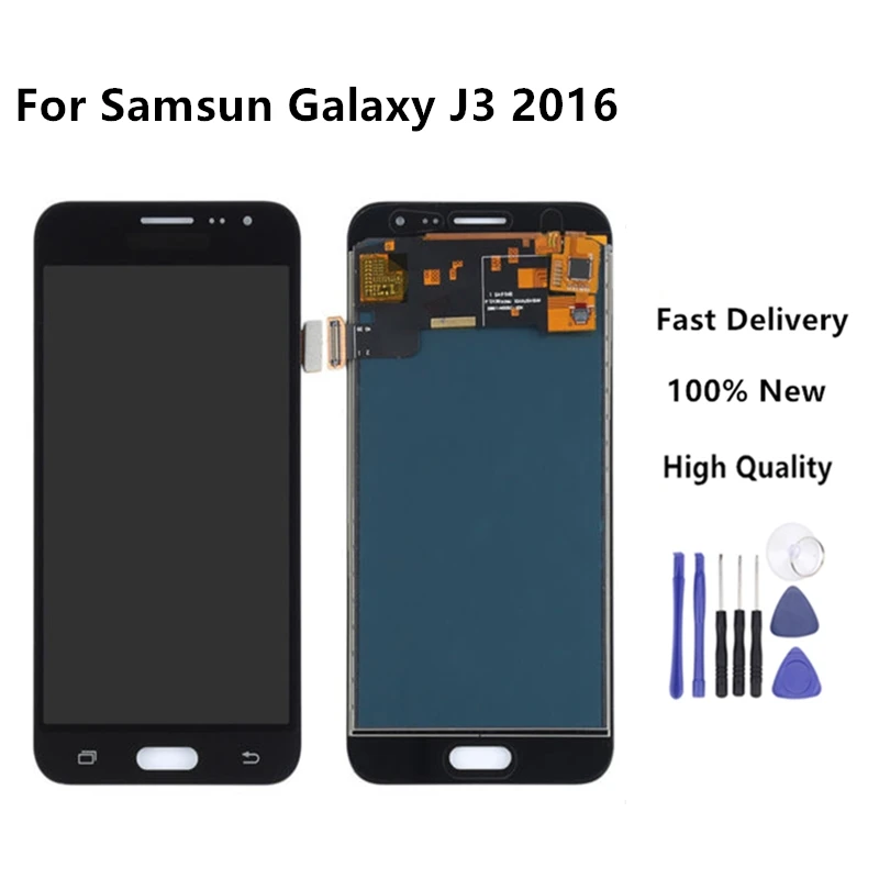 

LCD For Samsung J3 2016 lcd For Galaxy j3 2016 Screen J320F J320M J320H J320FN Touch Screen Digitizer J320M j320f Display+Tools